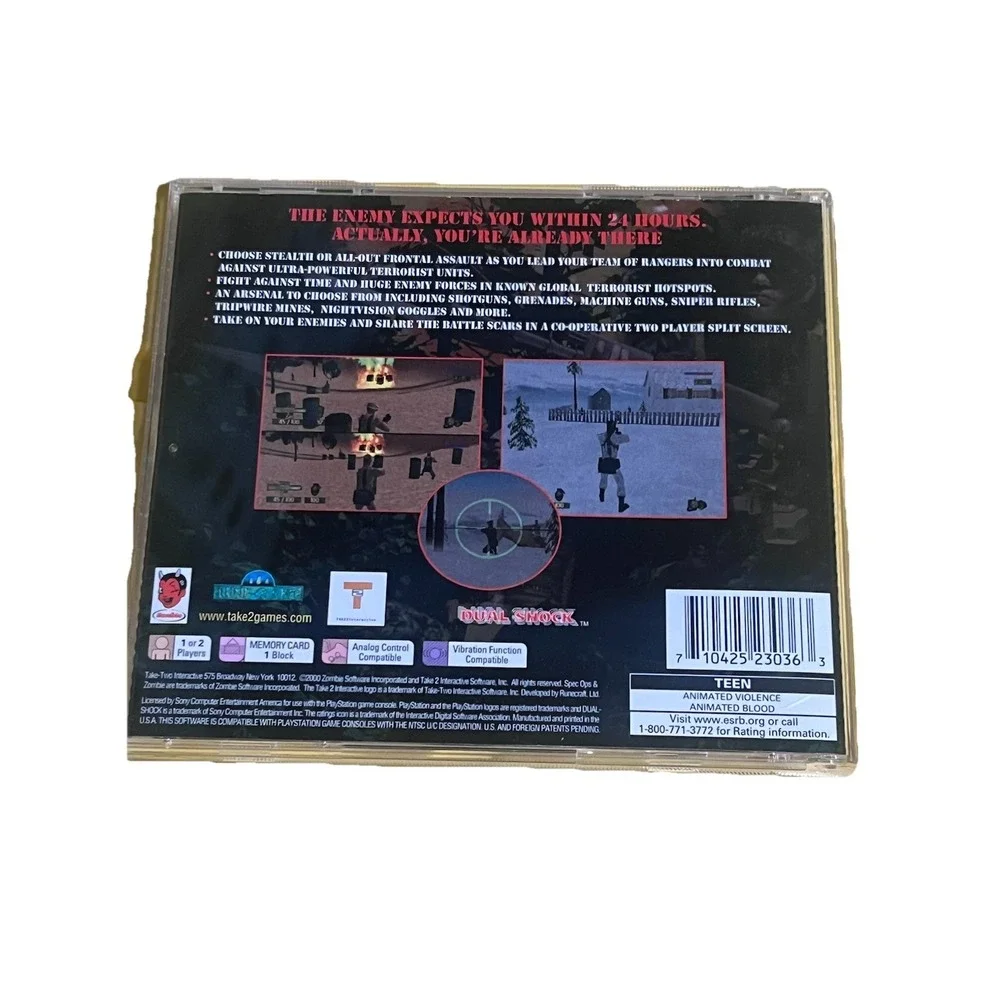 Spec Ops Stealth Patrol‎ Playstation 1 PS1 CIB Free Shipping